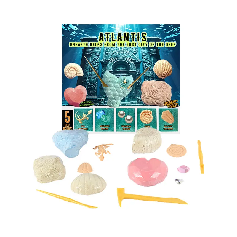 Deep sea archaeological dig toy set-product