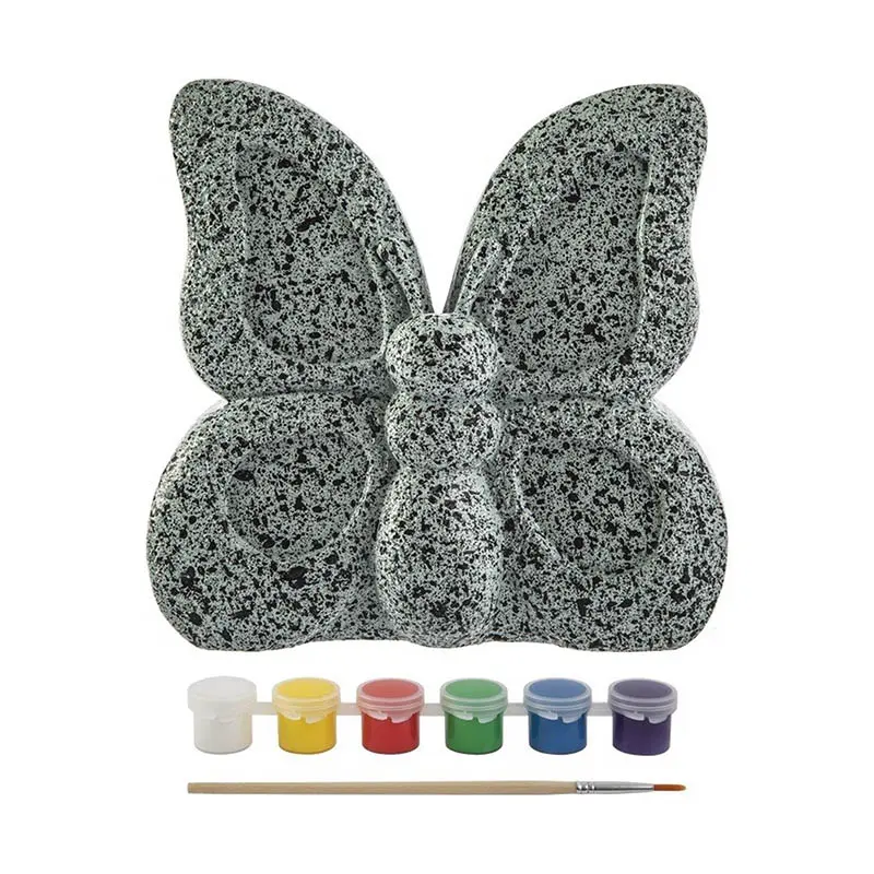 Butterfly-Shaped Rock Painting Set