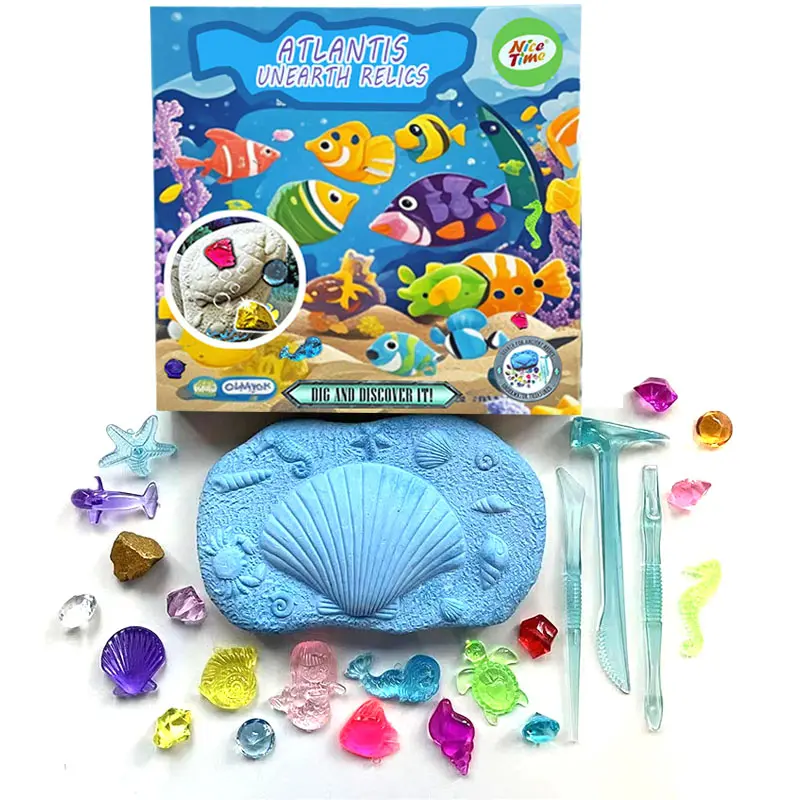 Marine fairy tale archaeological dig set-product